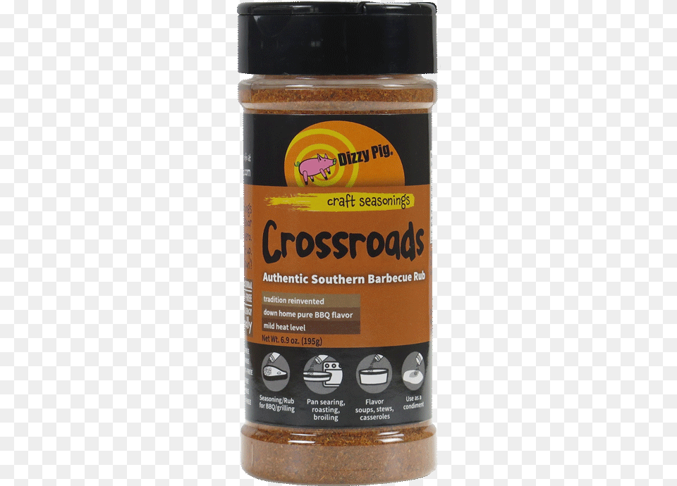 Bottle Of Crossroads Spice Rub, Cup, Food Png