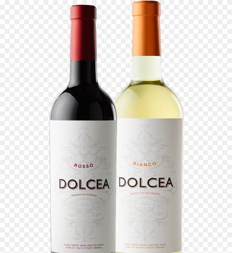 Bottle Of Dolcea Rosso And Biance, Alcohol, Beverage, Liquor, Wine Free Png