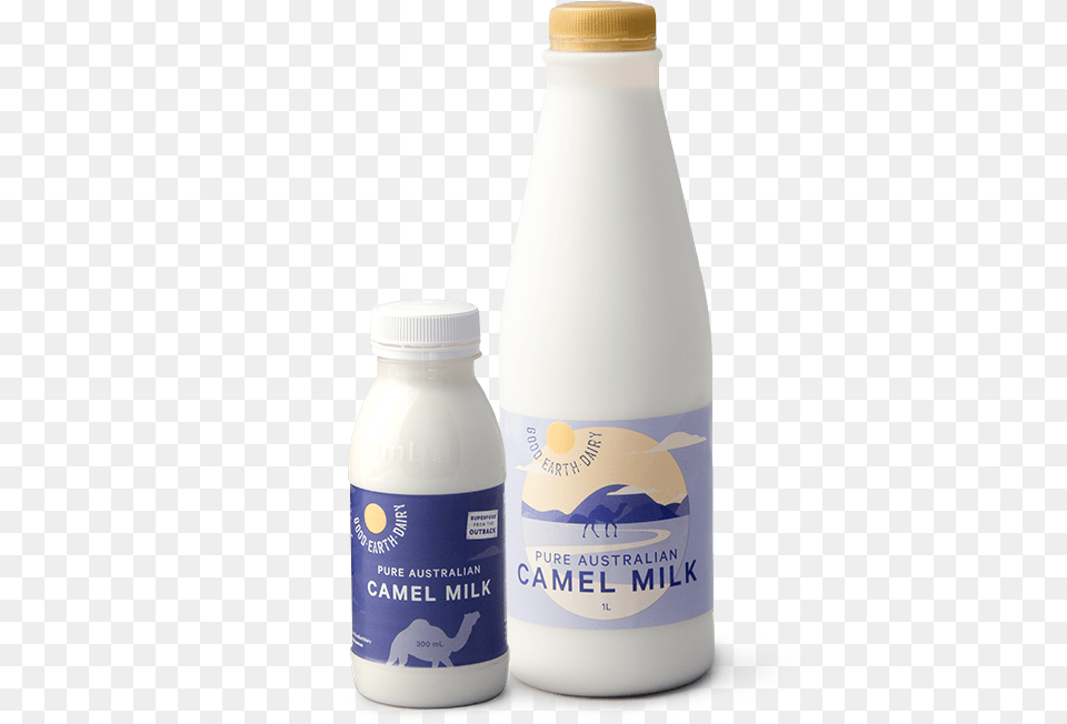 Bottle Of Good Earth Dairy Milk Camel Milk Australia, Food, Beverage Free Png Download