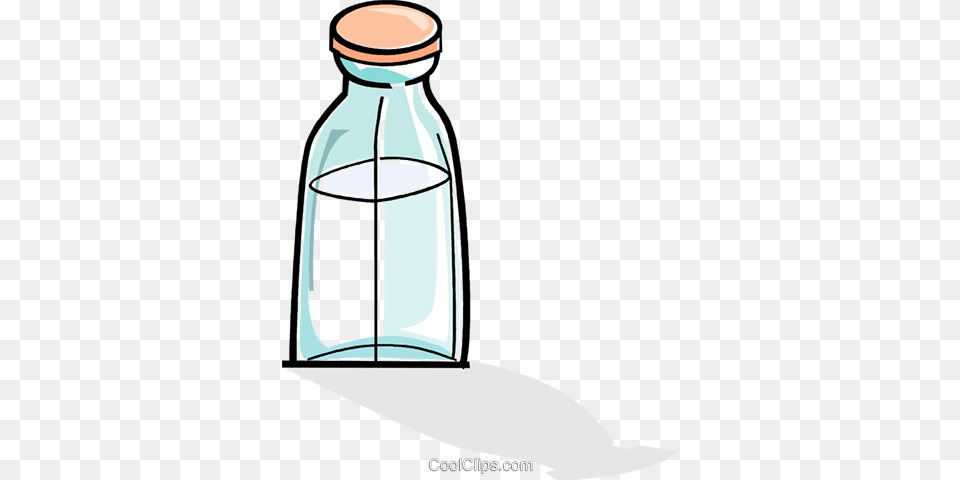 Bottle Of Milk Royalty Free Vector Clip Art Illustration, Glass, Jar, Shaker Png Image