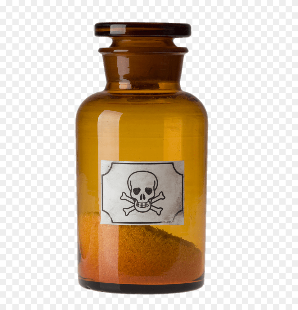 Bottle Of Poisonous Mixture, Jar, Pottery, Cosmetics, Perfume Png Image