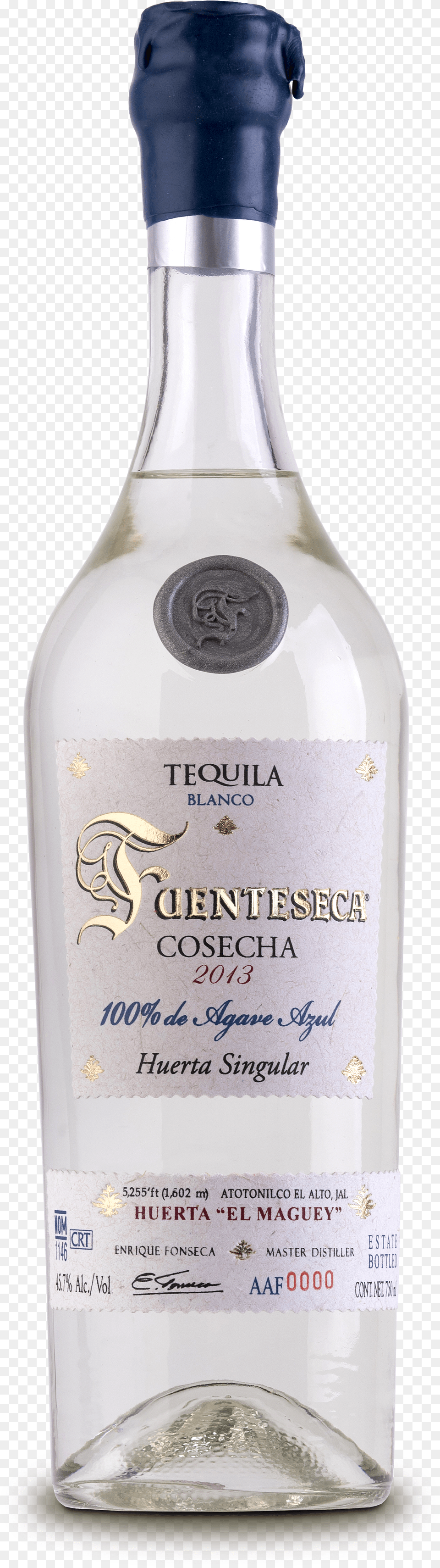 Bottle Shot Fuenteseca Cosecha Blanco Tequila Free Png