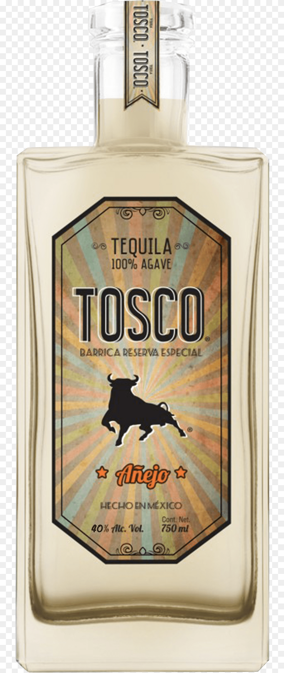 Bottle Shot Tequila Tosco, Alcohol, Liquor, Beverage, Cosmetics Free Png