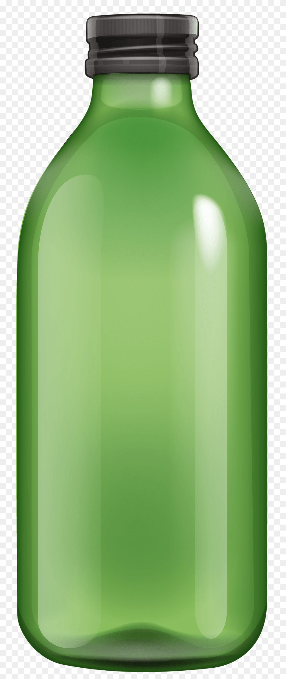 Bottle Transparent, Green, Beverage, Juice, Milk Free Png Download