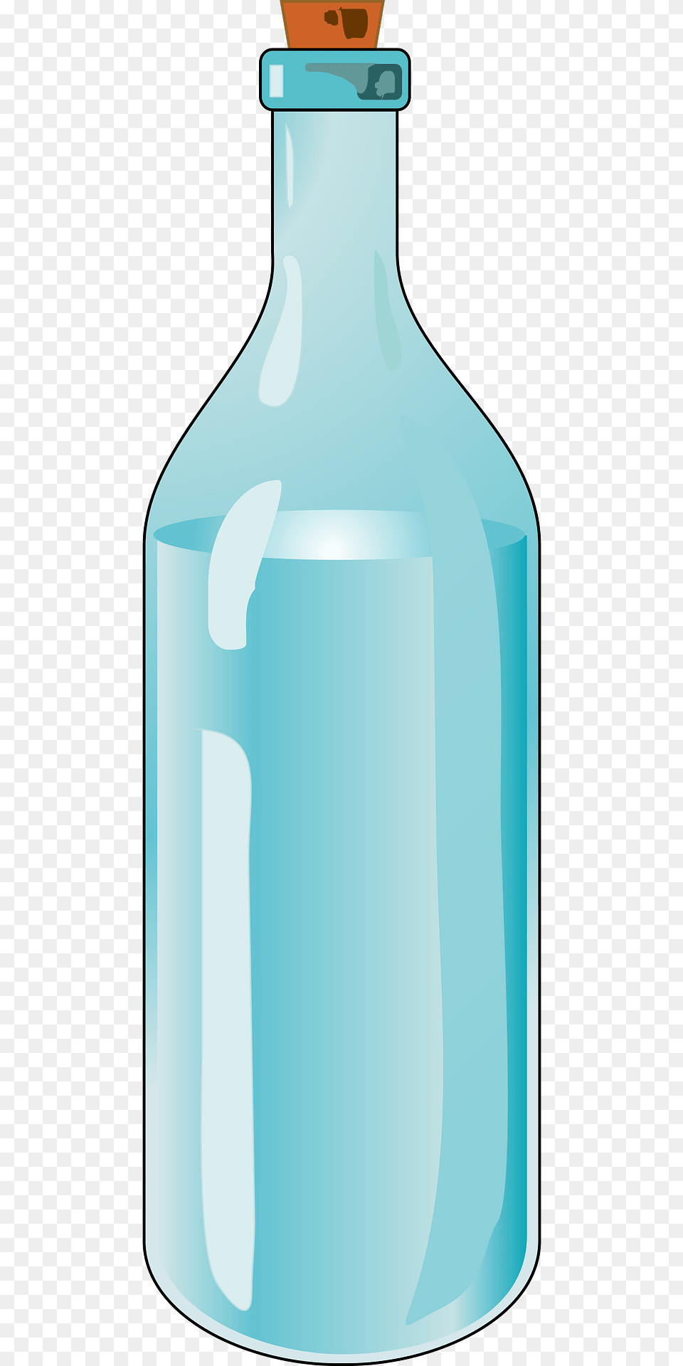 Bottle With Cork Clipart, Jar, Shaker, Glass Png Image