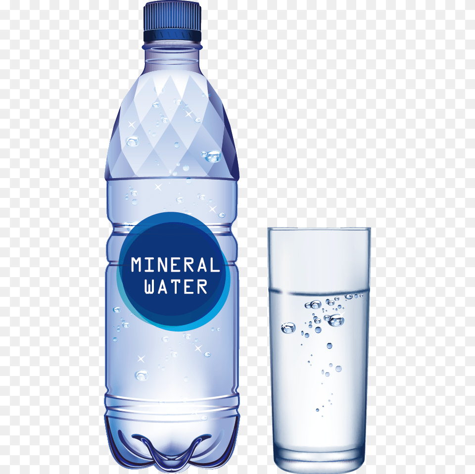 Bottled Mineral Painted Transprent Mineral Water Clipart, Beverage, Bottle, Mineral Water, Water Bottle Free Png