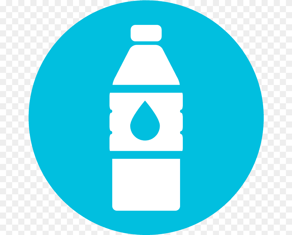Bottled Water Icon, Bottle, Water Bottle, Beverage, Disk Free Png Download