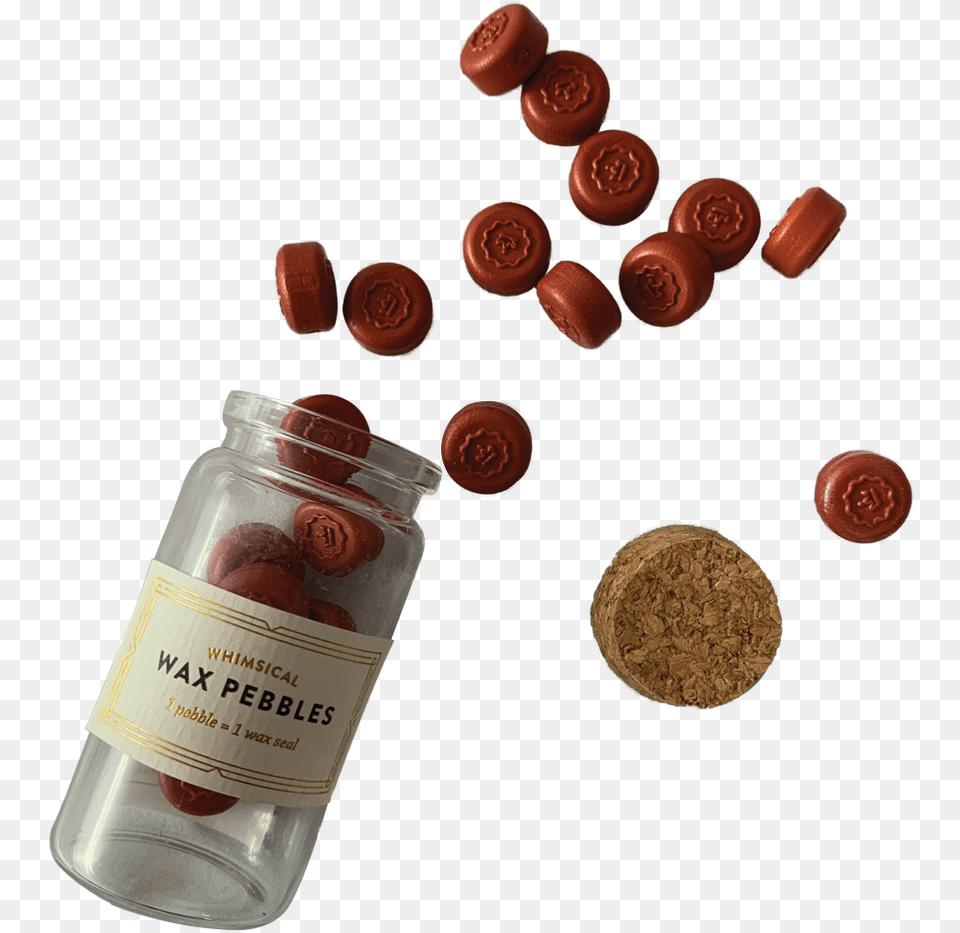 Bottled Wax Pebbles Chocolate, Jar Free Transparent Png