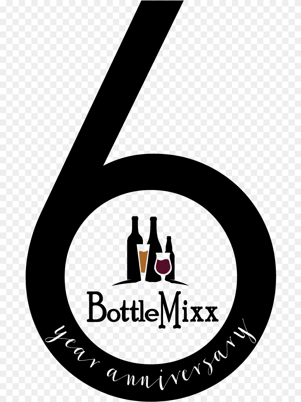 Bottlemixx 6 Year Anniversary Celebration Free Png Download