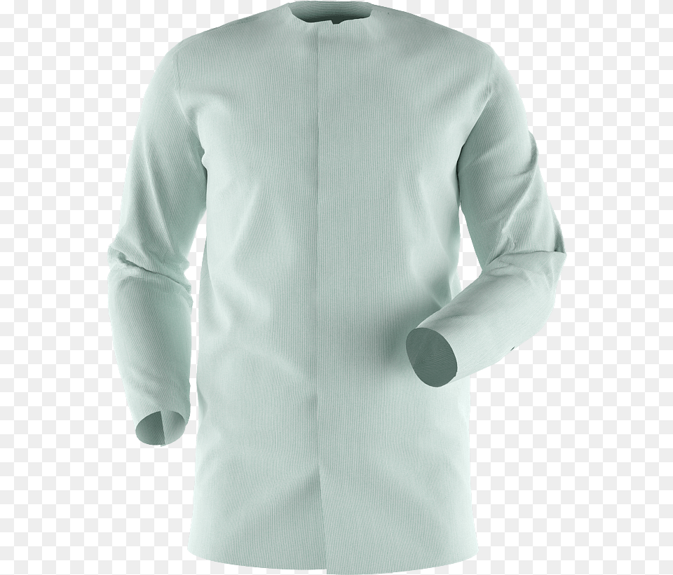 Bottom Cut Straight Sweater, Clothing, Coat, Lab Coat, Long Sleeve Free Transparent Png