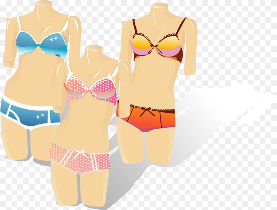 Bottom Manequim Com Biquni Desenho, Clothing, Lingerie, Underwear, Adult Png Image