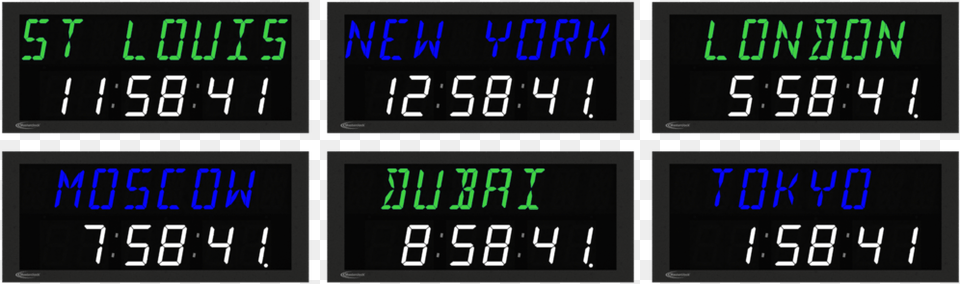 Bottom Mounted Green Blue White Led Display, Clock, Digital Clock, Scoreboard, Computer Hardware Png