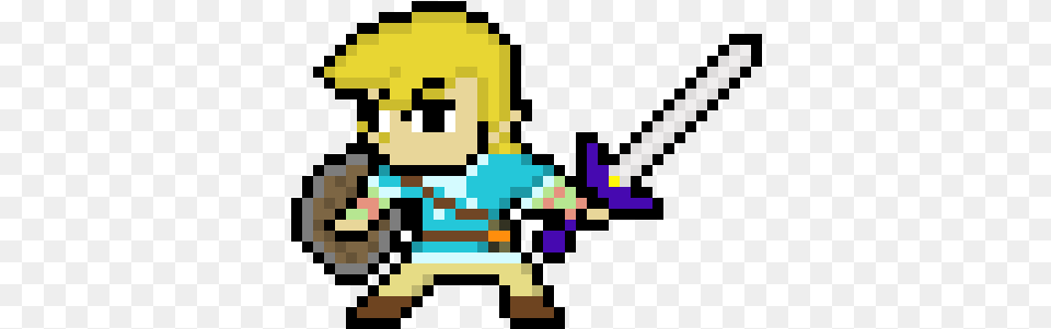 Botw Link V2 Botw Link Pixel Art Png Image