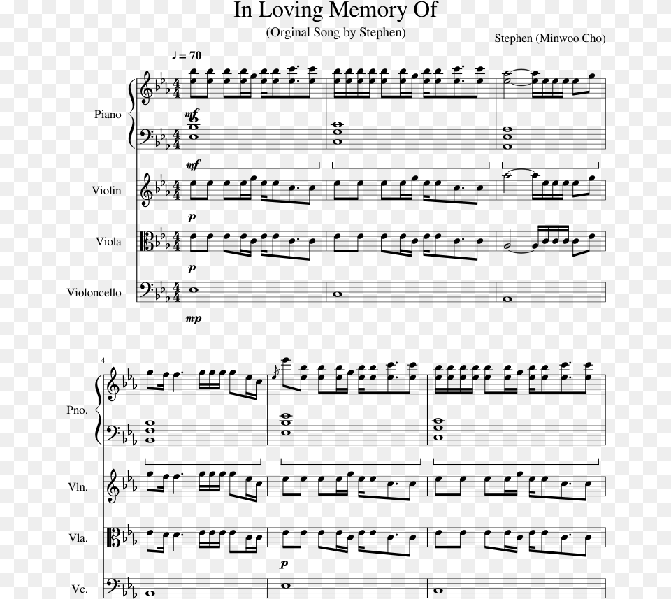 Botw Main Theme Sheet Music, Gray Png Image