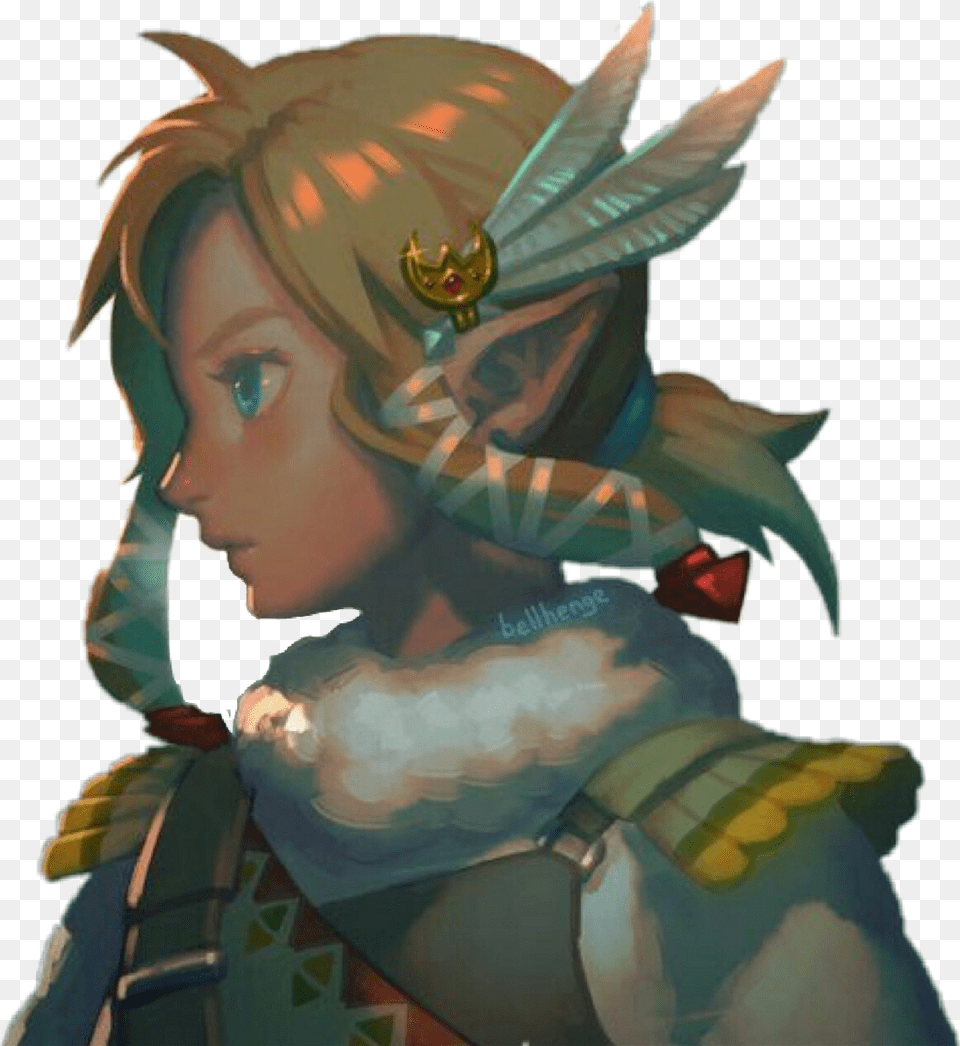 Botw Sticker, Person, Face, Head Free Transparent Png