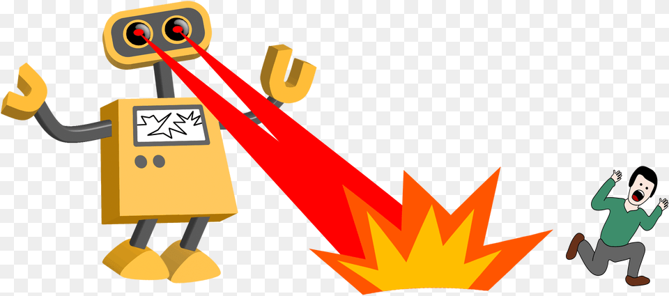 Botzilla And Fleeing Man Scared Person Clip Art, Baby, Dynamite, Weapon, Face Png Image