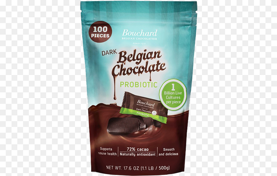 Bouchard Probiotic Chocolate, Dessert, Food, Advertisement, Cocoa Free Png