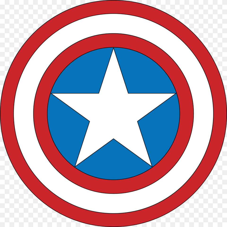 Bouclier Captain America, Armor, Star Symbol, Symbol, Shield Png