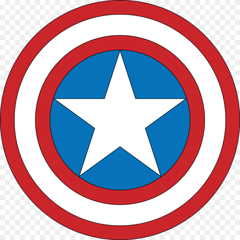 Bouclier Captain America, Armor, Star Symbol, Symbol Free Transparent Png