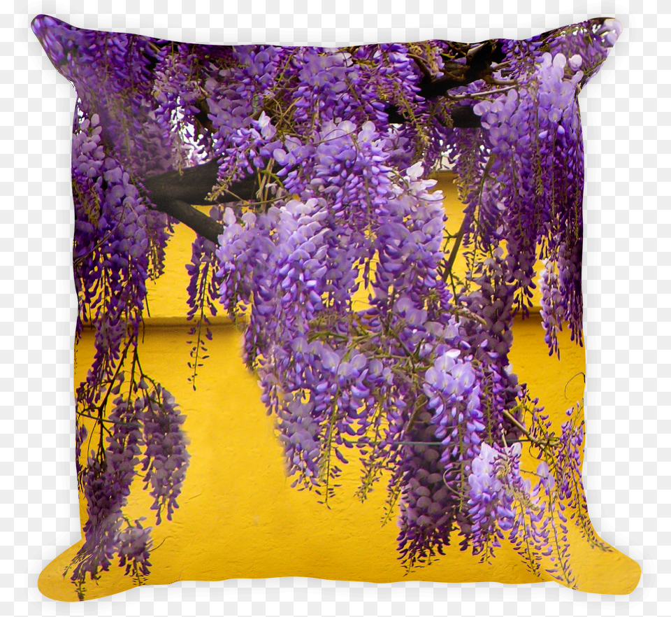 Bougainvillea Square Pillow Cushion, Flower, Home Decor, Plant, Lavender Png