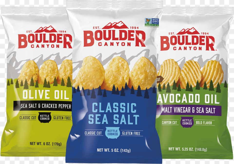 Boulder Boulder Canyon Chips, Food, Snack, Advertisement Png Image