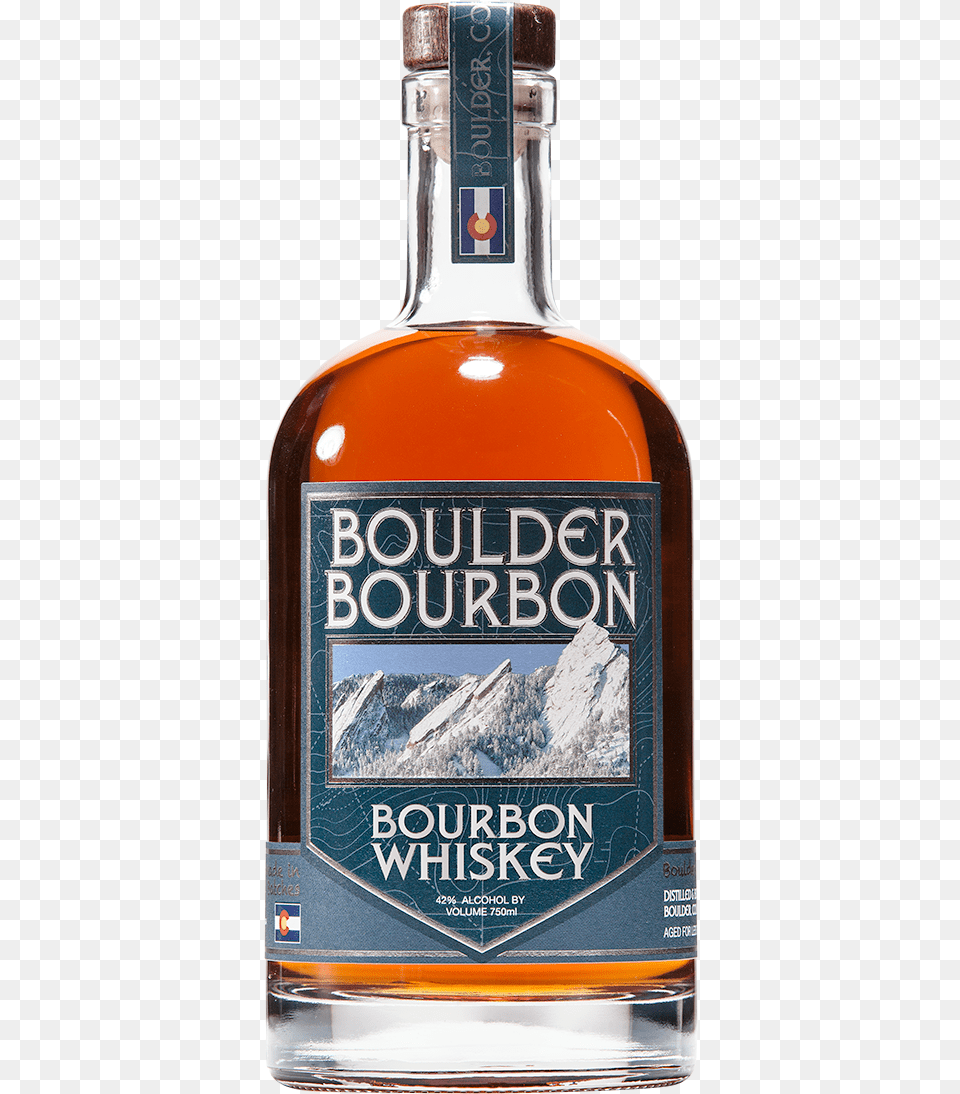 Boulder Bourbon, Alcohol, Beverage, Liquor, Bottle Free Transparent Png