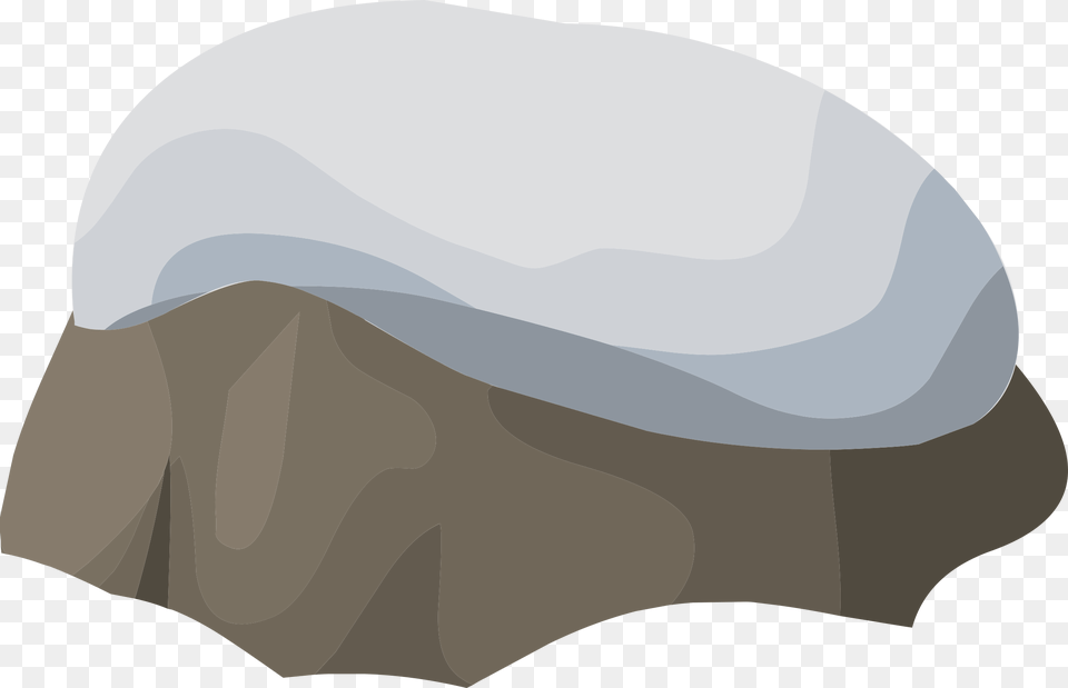 Boulder Clipart Small Rock Snowy Rock Clipart, Cap, Clothing, Hat, Ice Png Image