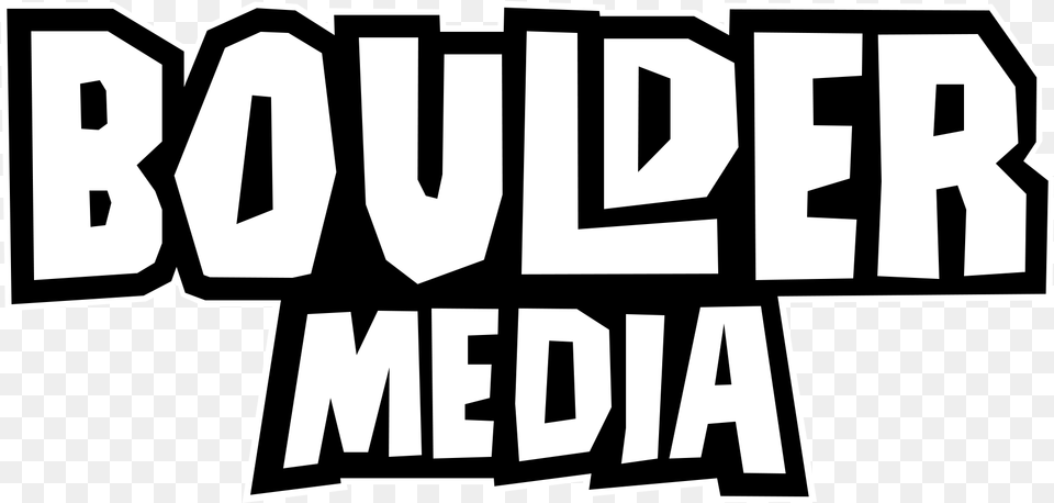 Boulder Logo Boulder Media, Stencil, Text Free Transparent Png