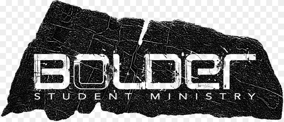 Boulder Student Ministry Monochrome, Rock, Slate, Anthracite, Coal Free Png Download