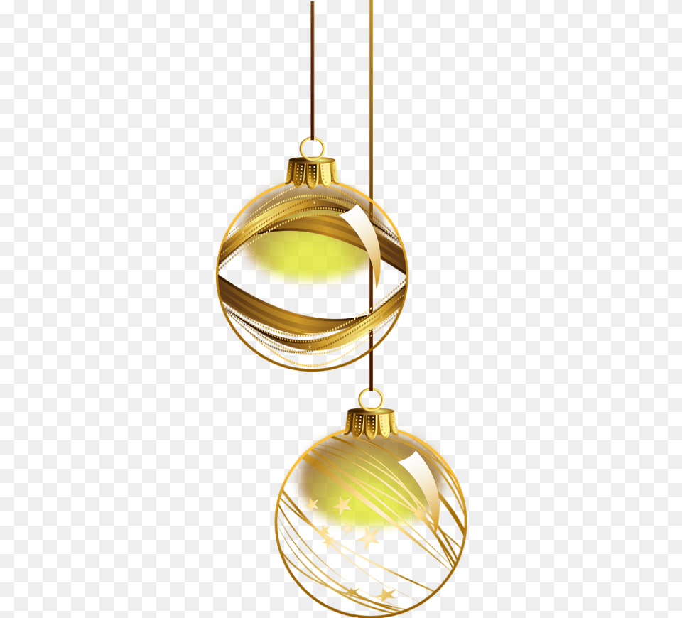 Boules De Nol Dores Brass, Light Fixture, Lighting Png Image