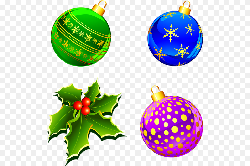 Boules De Nol Transparent Christmas Ornaments Clipart, Accessories, Ornament, Sphere Png Image