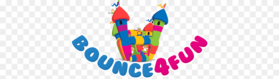 Bounce 4 Fun Logo Member Of The Bouncy Castle Network Bouncy Castle Transparent Background, Dynamite, Weapon Png Image