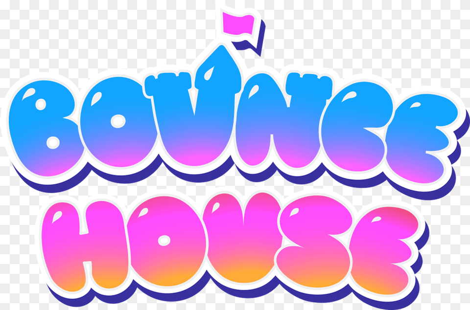 Bounce House Logo, Purple Png Image