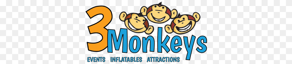 Bounce House Rentals Party Rentals Monkeys Inflatables, Text, Dynamite, Weapon, Number Png Image