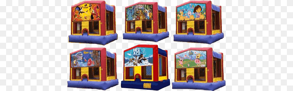 Bounce Houses Bounce House, Play Area, Indoors, Inflatable, Bulldozer Png Image