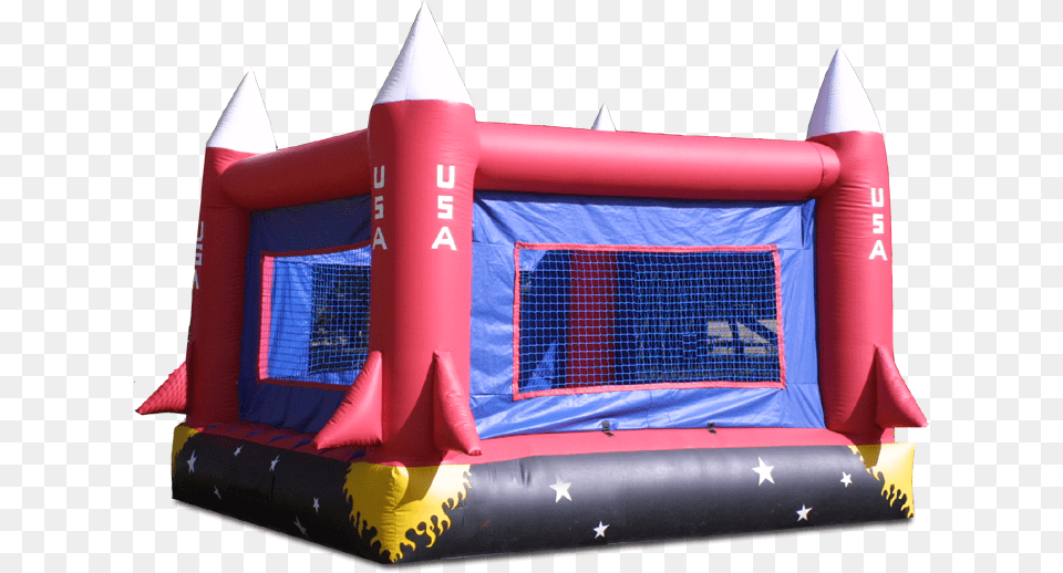 Bounce Houses Rocket In Dallas, Inflatable, Transportation, Vehicle, Watercraft Free Png Download