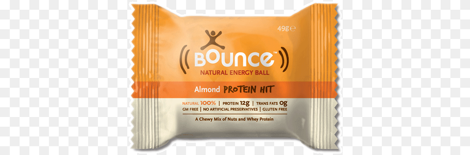 Bounce Natural Energy Ball Almond Protein Hit 49g Bounce Spirulina Amp Ginseng Defence Boost, Food Png Image