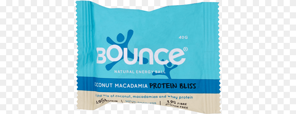 Bounce Peanut Protein Blast Natural Energy Ball 40g Paper, Text Free Png Download