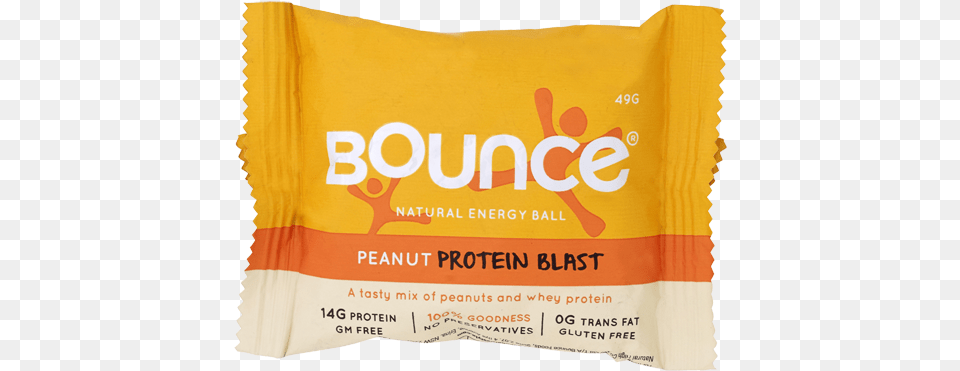 Bounce Peanut Protein Blast Natural Energy Ball 49g Packaging And Labeling, Food Png Image