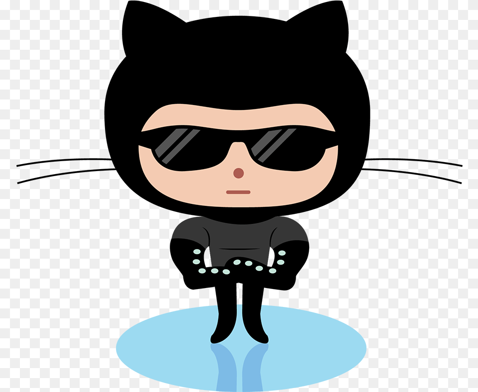 Bouncer Github Octocat, Accessories, Sunglasses, Cartoon, Person Png
