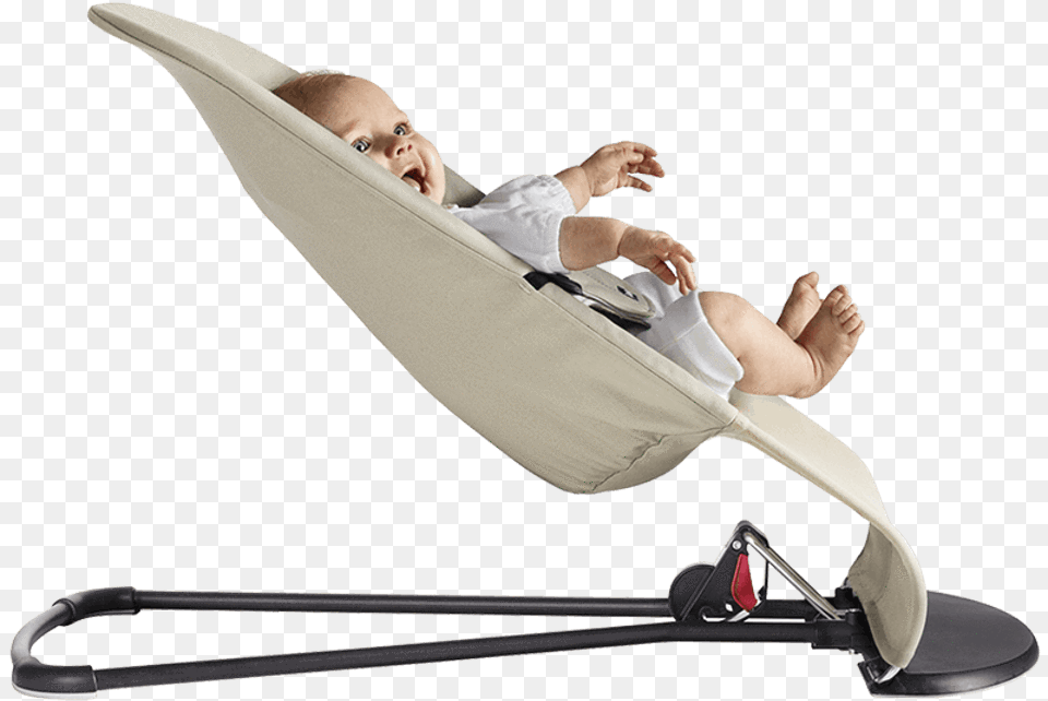 Bouncer Sleeping In Baby Bjorn, Furniture, Person, Face, Head Free Png Download