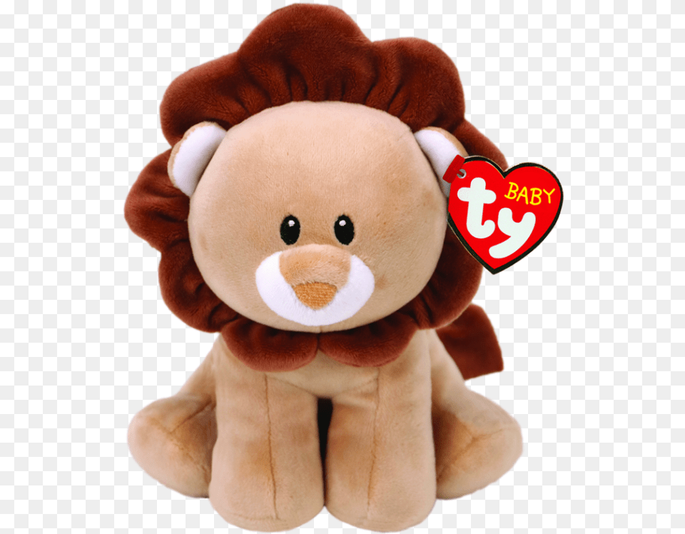 Bouncer The Brown Lion Baby Ty Baby Ty, Plush, Toy, Doll Free Transparent Png