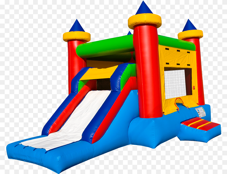 Bouncy Castle Transparent Background, Inflatable, Slide, Toy, Play Area Free Png Download