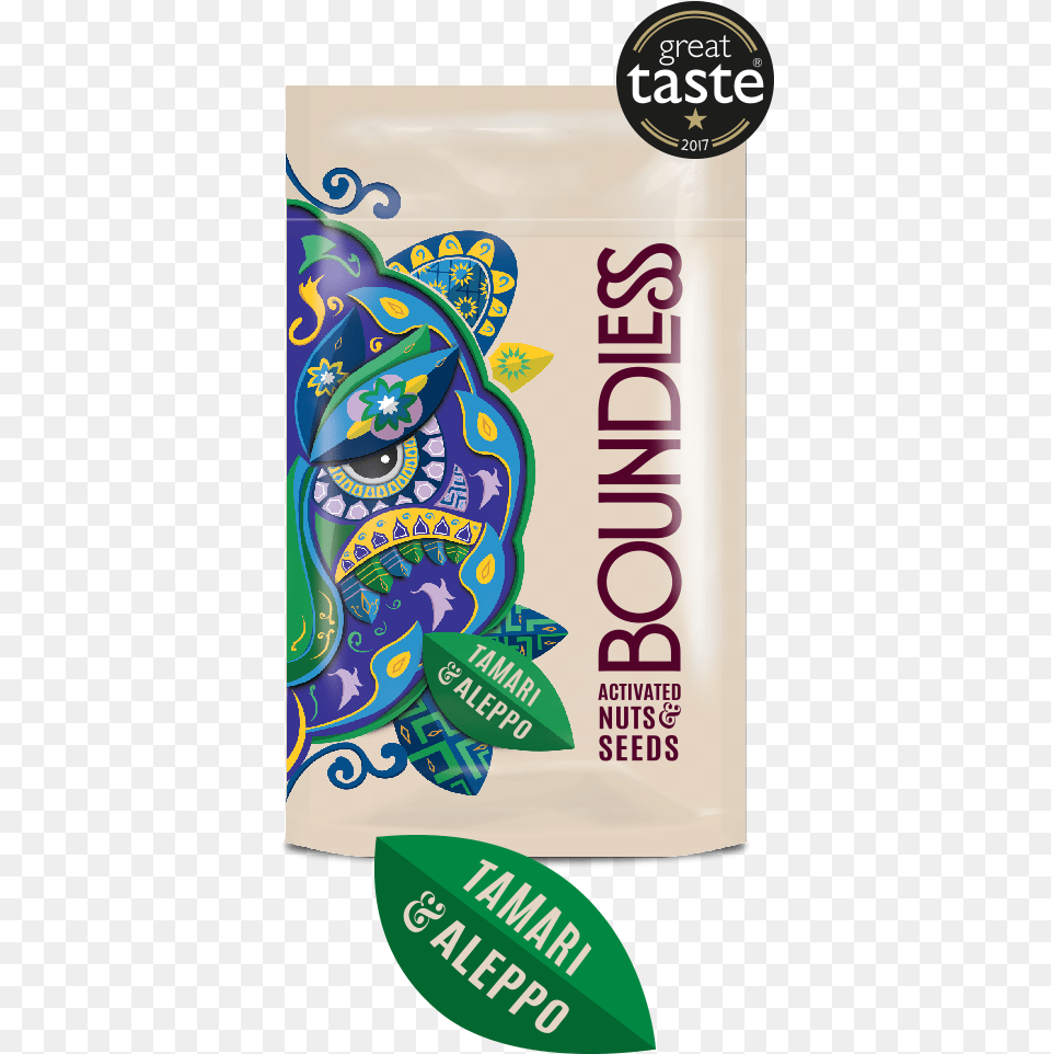 Boundless Activated Nuts And Seeds Boundless Activated Nuts Amp Seeds, Advertisement, Poster, Can, Tin Png