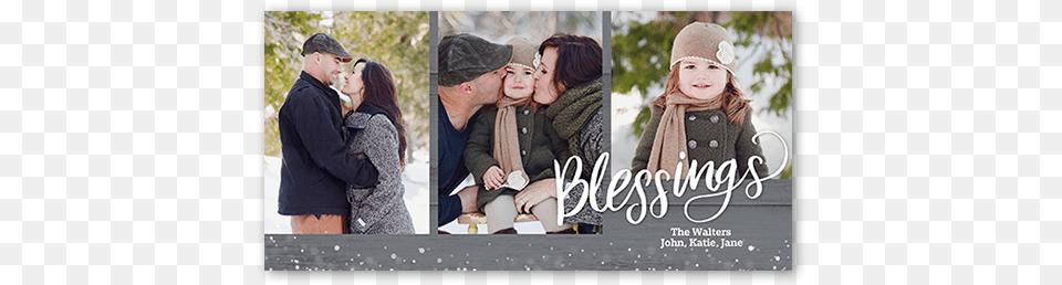 Boundless Blessings Christian Christmas Christian Christmas Family Card, Adult, Person, Hat, Female Png