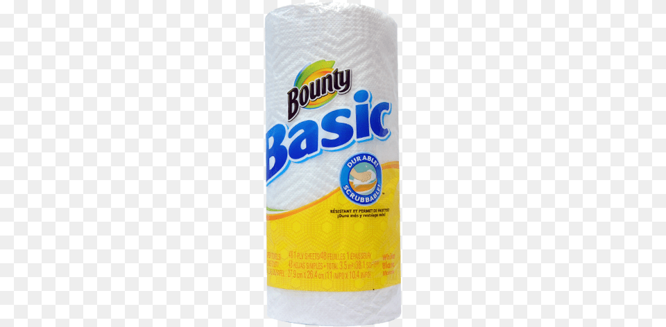 Bounty Basic Paper Towels 1 Ply Giant Rolls 8 Pack, Towel, Paper Towel, Tissue, Toilet Paper Png Image
