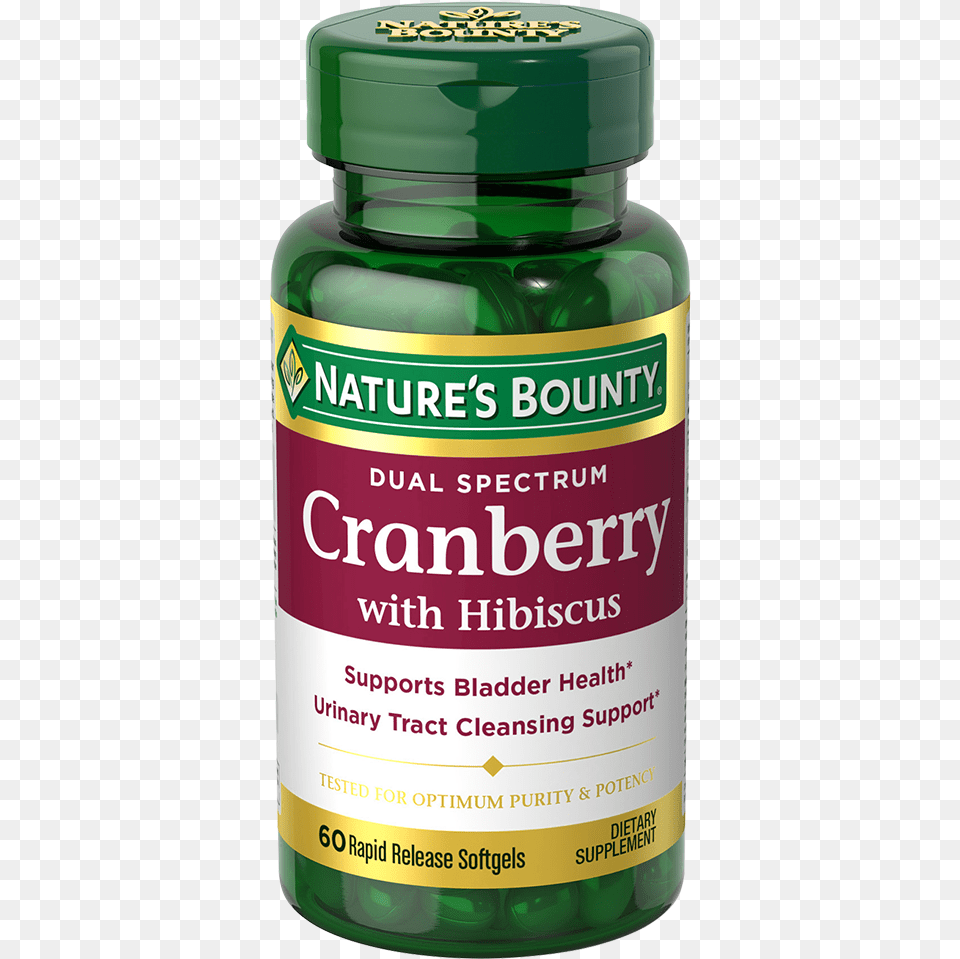 Bounty Dual Spectrum Cranberry With Hibiscus Co Q 10 With Krill Oil 30 Softgels Nature39s Bounty, Herbal, Herbs, Plant, Astragalus Free Png Download