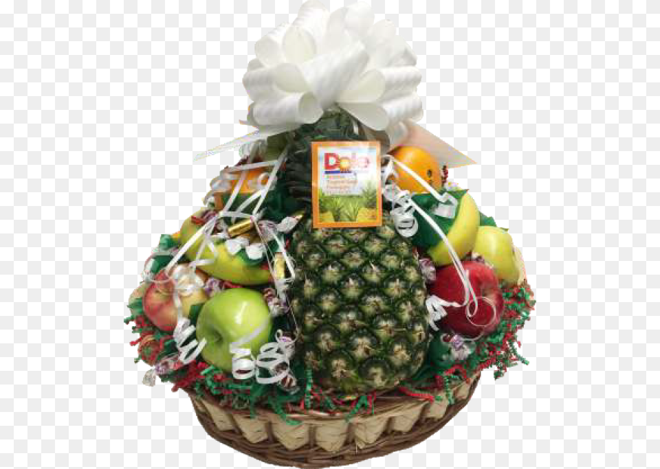 Bounty Fruit Basket Gift, Food, Pineapple, Plant, Produce Png