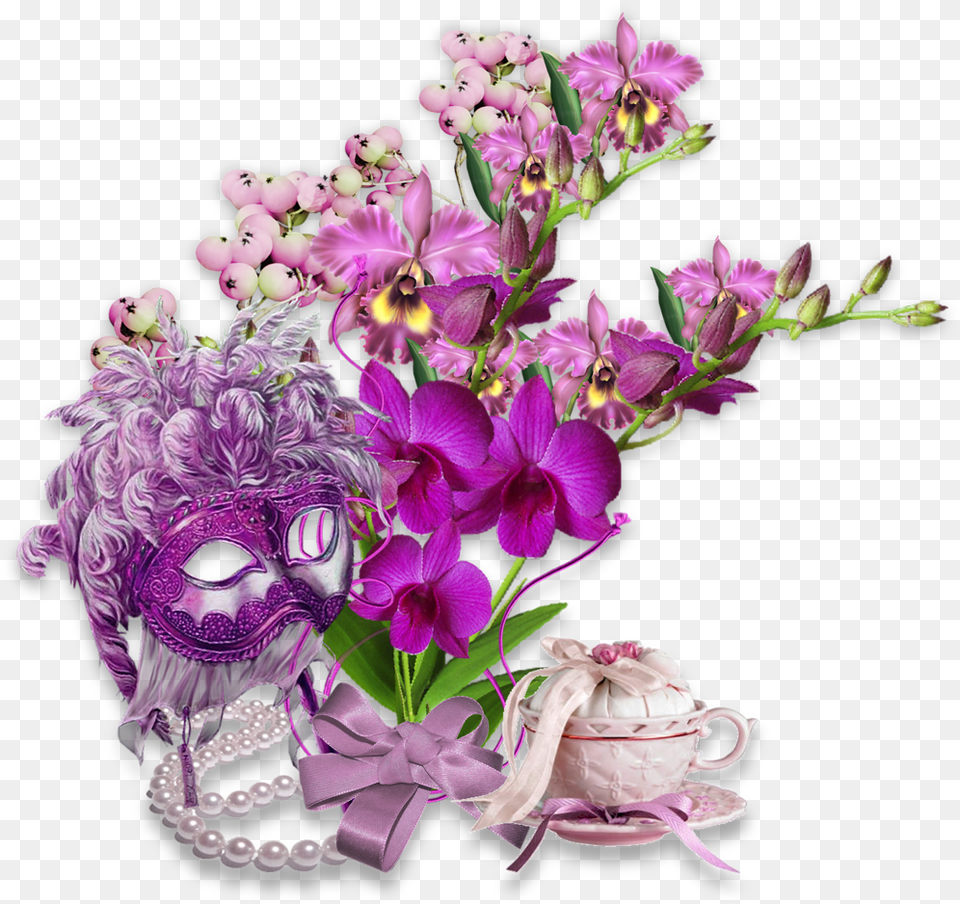 Bouquet, Purple, Plant, Flower, Flower Arrangement Free Png Download