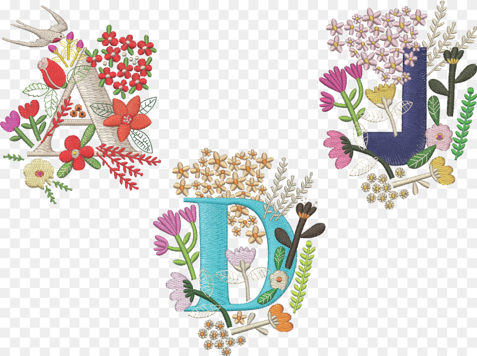 Bouquet, Embroidery, Pattern, Stitch, Plant Free Transparent Png